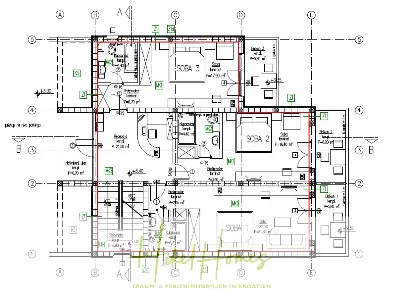 340m² Villa mit Pool auf der Insel Ciovo - vollständig möbiliert - auch Boutiquehotel möglich — Bild 26