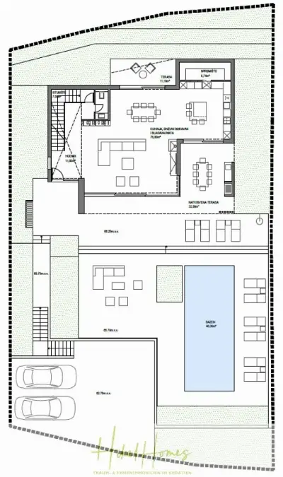 Meerblick - Schlüsselfertige Villa Princeza in Seget Vranijca - modernste Technik - 3-4 SZ — Bild 7