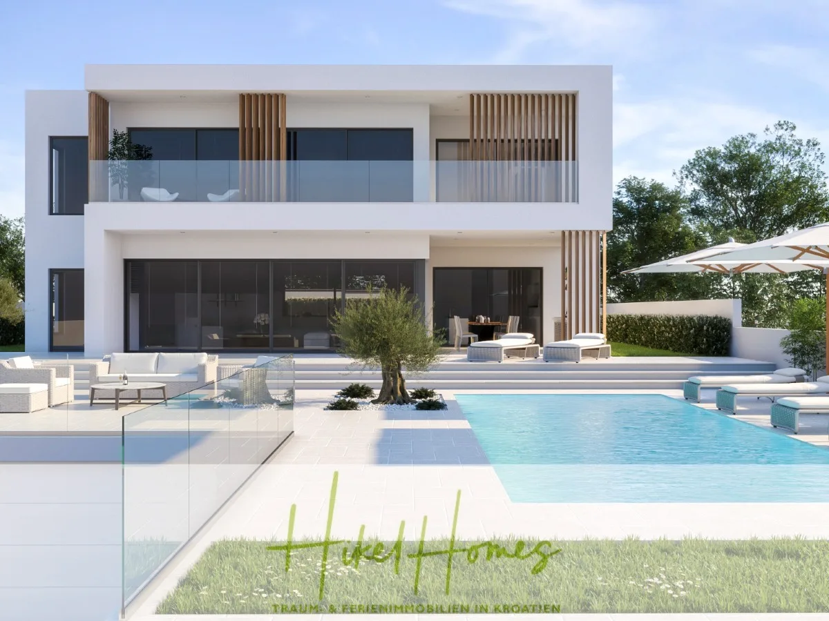 Meerblick - Schlüsselfertige Villa Princeza in Seget Vranijca - modernste Technik - 3-4 SZ — Bild 1