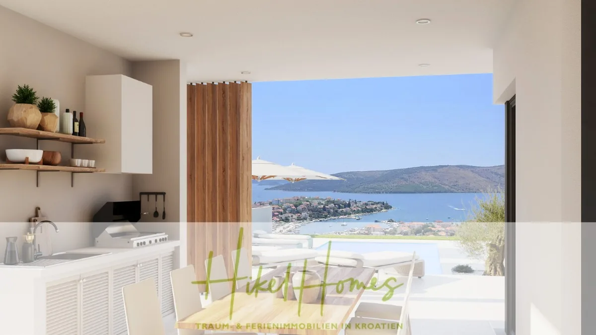 Meerblick - Schlüsselfertige Villa Princeza in Seget Vranijca - modernste Technik - 3-4 SZ — Bild 4