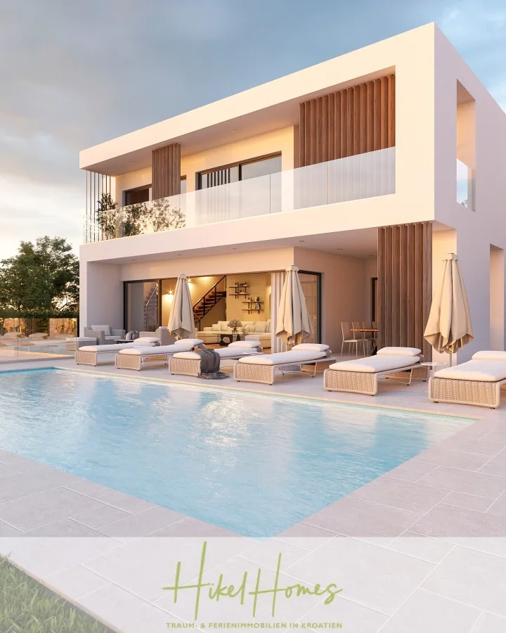 Meerblick - Schlüsselfertige Villa Princ in Seget Vranijca - modernste Technik - 3 SZ — Bild 5