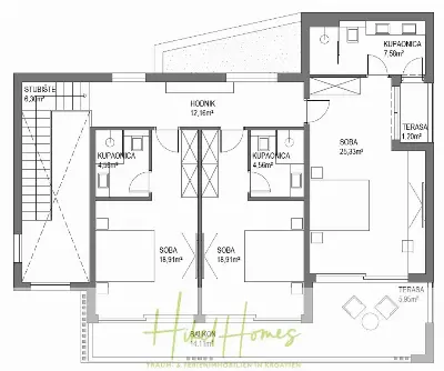 Meerblick - Schlüsselfertige Villa Princ in Seget Vranijca - modernste Technik - 3 SZ — Bild 16