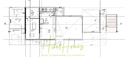 Majestätische Villa Kraljica mit Gästehaus: 610m² Luxuswohnfläche mit atemberaubendem Meerblick — Bild 13