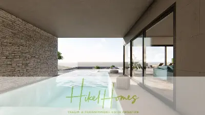 Schlüsselfertige - großzügige Meerblick Villa in ruhiger Lage, 4 SZ, 4 Bäder, Pool, Jacuzzi, ... — Bild 9