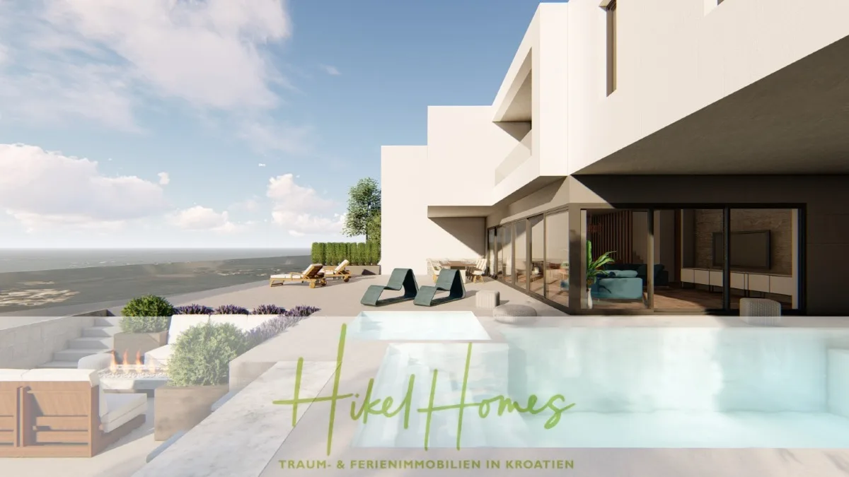 Schlüsselfertige - großzügige Meerblick Villa in ruhiger Lage, 4 SZ, 4 Bäder, Pool, Jacuzzi, ... — Bild 1