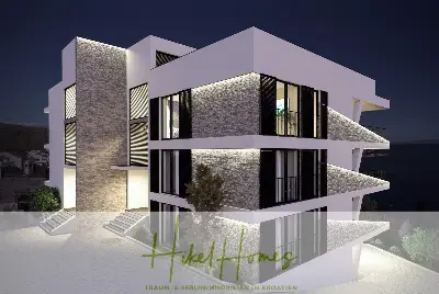 Luxus Meerblick 77m² Ensemble mit 2 Schlafzimmern, Terrasse und Südausrichtung — Bild 8