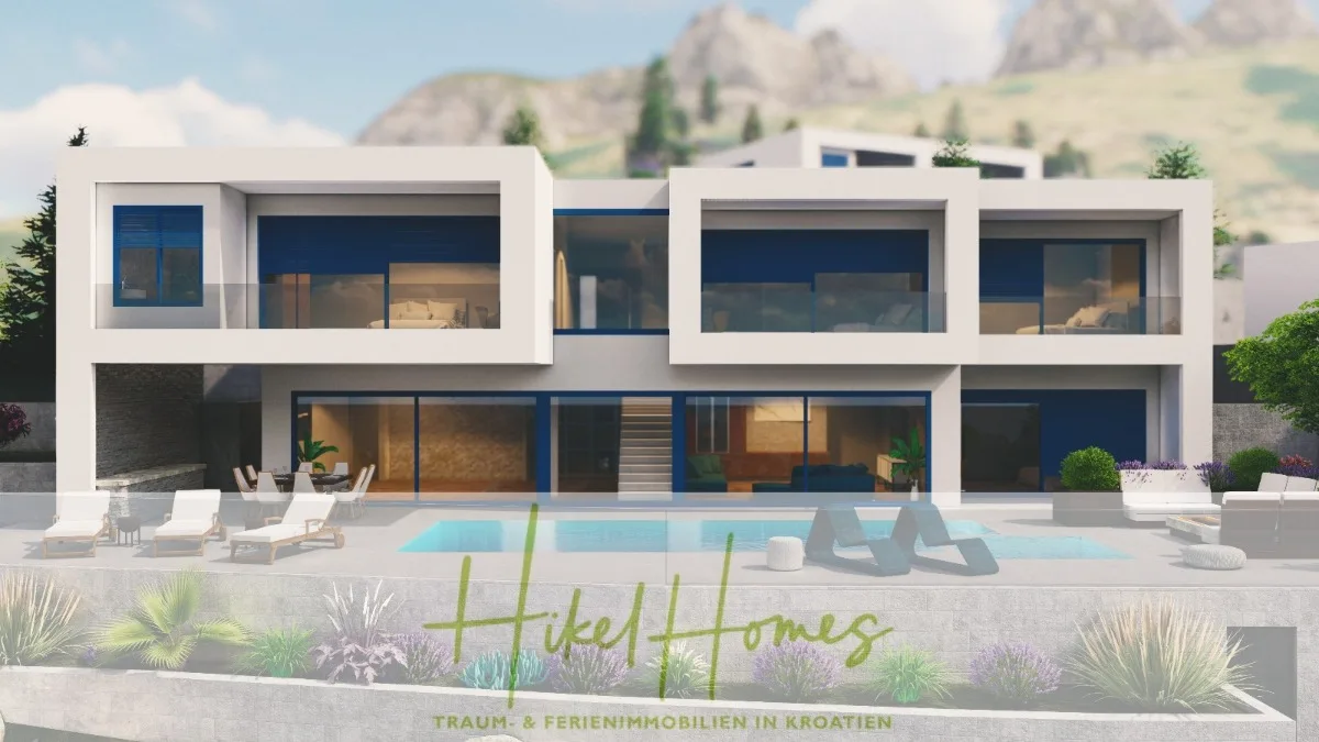 Schlüsselfertige - großzügige Meerblick Villa in ruhiger Lage, 4 SZ, 4 Bäder, Pool, ... — Bild 2