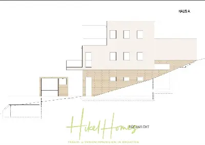 Luxus Villa Sunce / gegenüber Marina Frapa / Meerblick + direkter Meerzugang, Pool, mit 391m² WFL — Bild 21