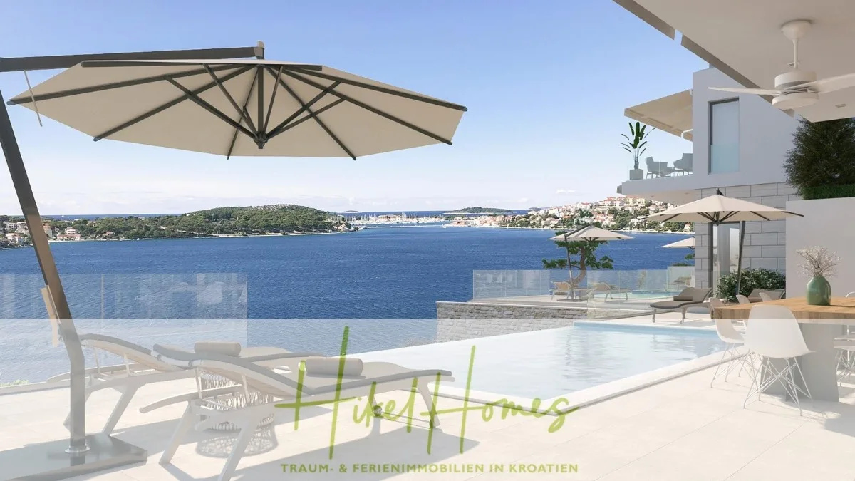 Luxus Villa Sunce / gegenüber Marina Frapa / Meerblick + direkter Meerzugang, Pool, mit 391m² WFL — Bild 4