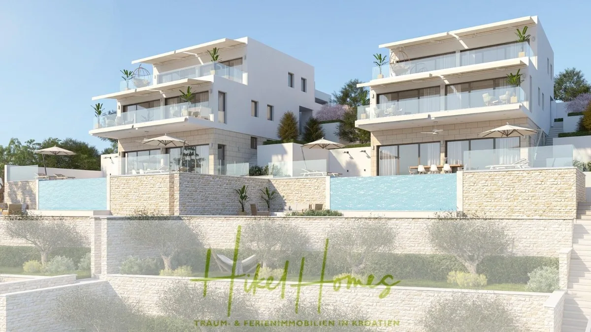Luxus Villa Sunce / gegenüber Marina Frapa / Meerblick + direkter Meerzugang, Pool, mit 391m² WFL — Bild 3