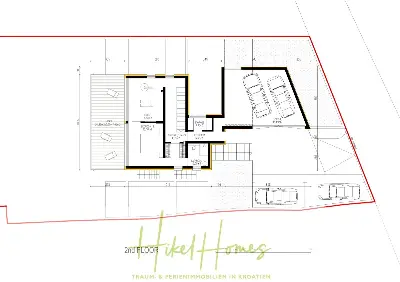 Luxus Villa Zlato - sehr ruhige Wohngegend - eigener Meerzugang, Boje, Pool, Lift und 391m² WFL — Bild 20