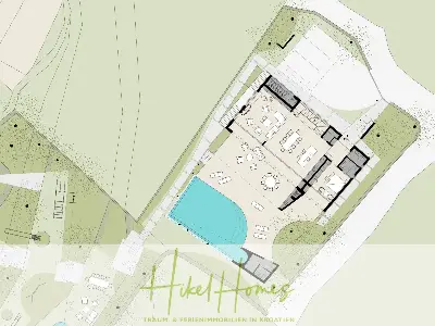 Prämiertes Architekturprojekt - Meerblick Luxus auf 490m² auf 1800m² Grund mit 2 Pools, Bar, Lounge — Bild 21