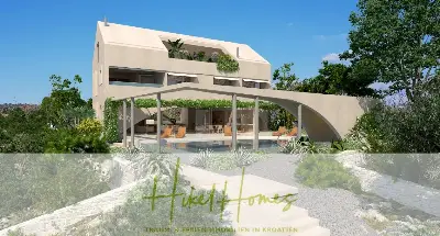 Prämiertes Architekturprojekt - Meerblick Luxus auf 490m² auf 1800m² Grund mit 2 Pools, Bar, Lounge — Bild 8