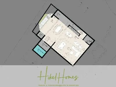 Prämiertes Architekturprojekt - Meerblick Luxus auf 490m² auf 1800m² Grund mit 2 Pools, Bar, Lounge — Bild 22