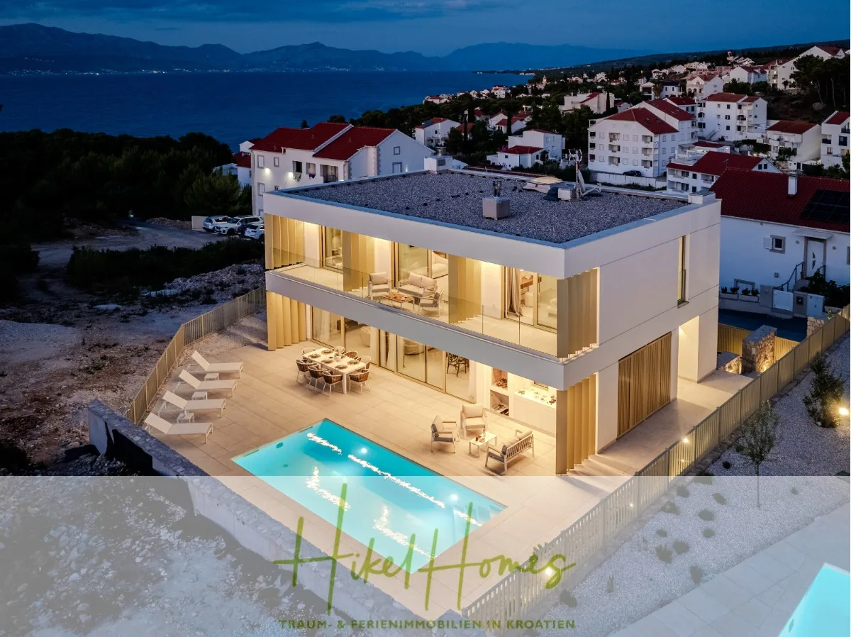 Schlüsselfertige Meerblick Villa SEA in Sutivan (Insel Brac) - 3 SZ + Bad, Pool, Sommerküche, ... — Bild 5