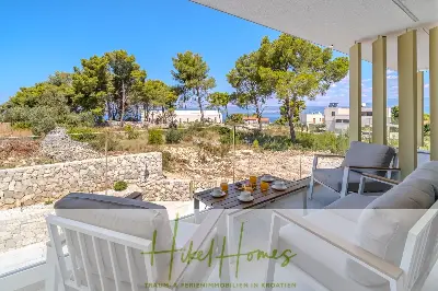 Hochwertige Meerblick Villa SUN in Sutivan (Insel Brac) - 3 SZ + Bad, Pool, Sommerküche, WC, ... — Bild 10