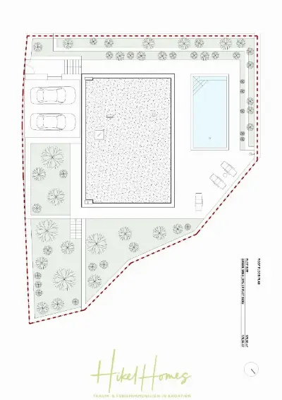 Hochwertige Meerblick Villa SUN in Sutivan (Insel Brac) - 3 SZ + Bad, Pool, Sommerküche, WC, ... — Bild 16