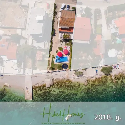 1. Reihe dirkt Meer mit 5 SZ, Pool, Jacuzzi, ... auf der Insel Ciovo (bei Trogir mit 2 Brücken) — Bild 25
