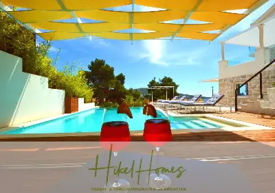 Sehr großzügige Meerblick Villa mit 300m² auf 800m² Grundstück, 4 Garagen, Pool, Terrassen — Bild 6