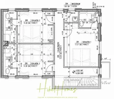 Villa im Mittelmeerstil mit 3 SZ, Pool, Dachterrasse mit Meerblick (2) — Bild 21
