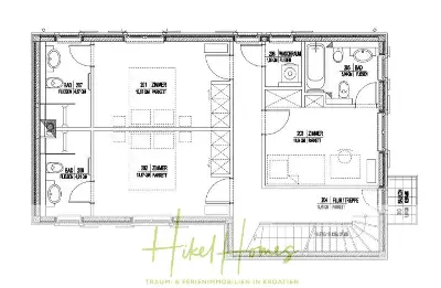 Villa im Mittelmeerstil mit 3 SZ, Pool, Dachterrasse mit Meerblick (1) — Bild 14