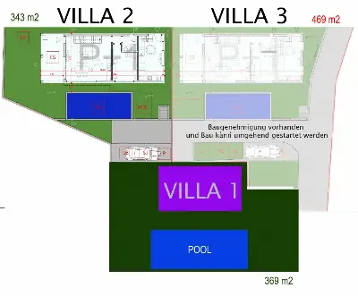 2 Meerblick Villen + freies Grundstück ideal zur Vermietungauf der Insel Dugi Otok jeweils mit Pool — Bild 22