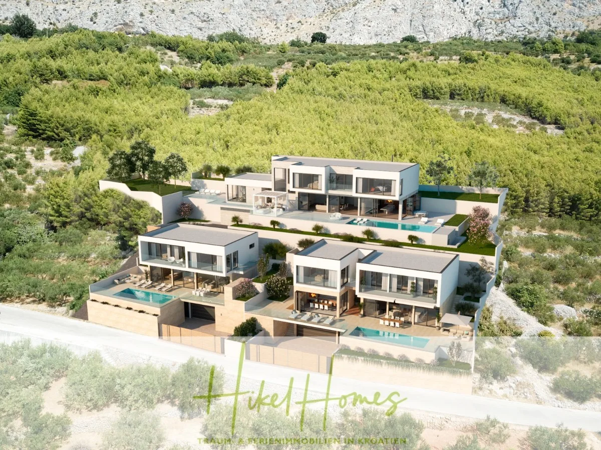 Extraklasse Meerblick Villa Three-Of-Three / Pool, 4 SZ, Lift, Konoba, Fitness, ... — Bild 4