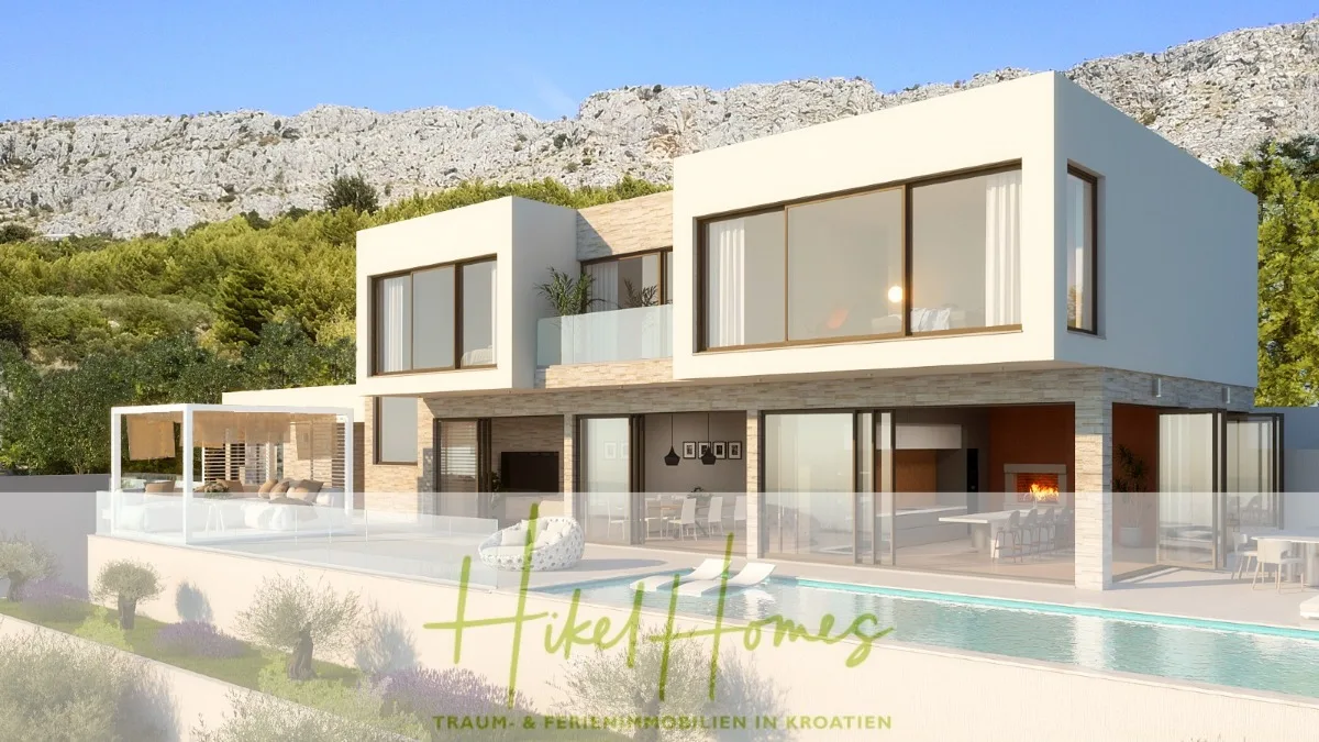Extraklasse Meerblick Villa Three-Of-Three / Pool, 4 SZ, Lift, Konoba, Fitness, ... — Bild 2