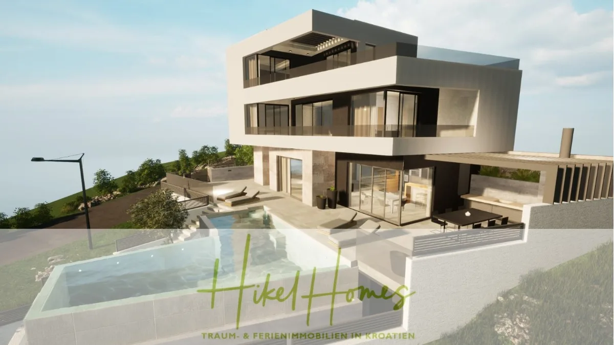 Einziehen im Sommer - Meerblick Neubau-Luxusvilla mit Einrichtung, Infinitypool & Raumkonzept — Bild 3