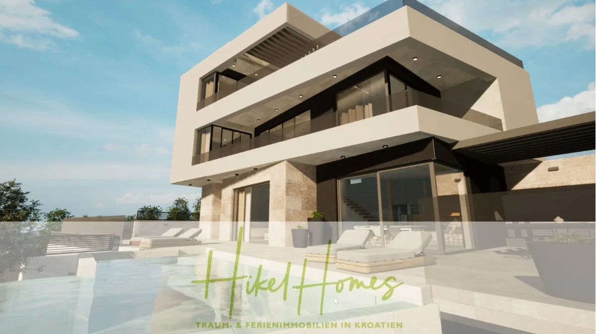 Einziehen im Sommer - Meerblick Neubau-Luxusvilla mit Einrichtung, Infinitypool & Raumkonzept — Bild 5