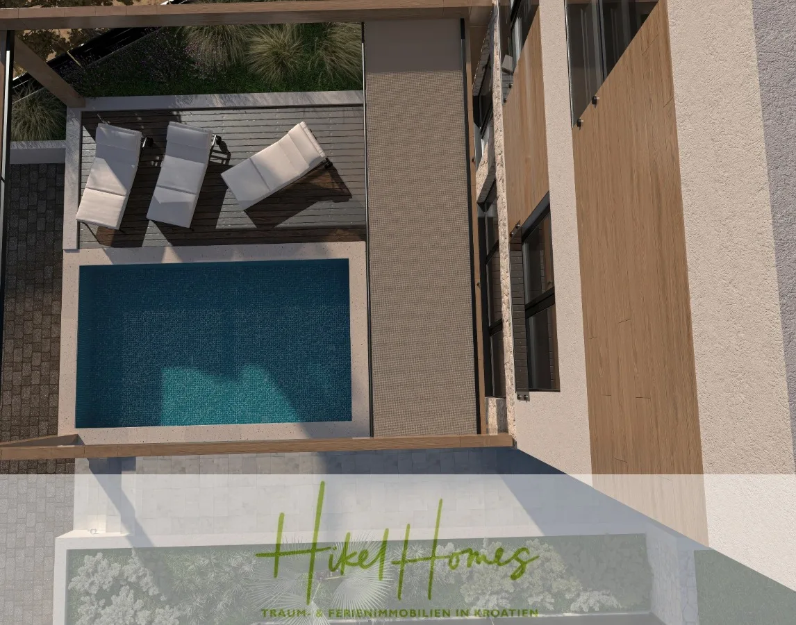 Neubau Meerblick 270m vom Meer entfernt - 3 SZ mit Bädern, Pool, Fertigstellung 2025 — Bild 4
