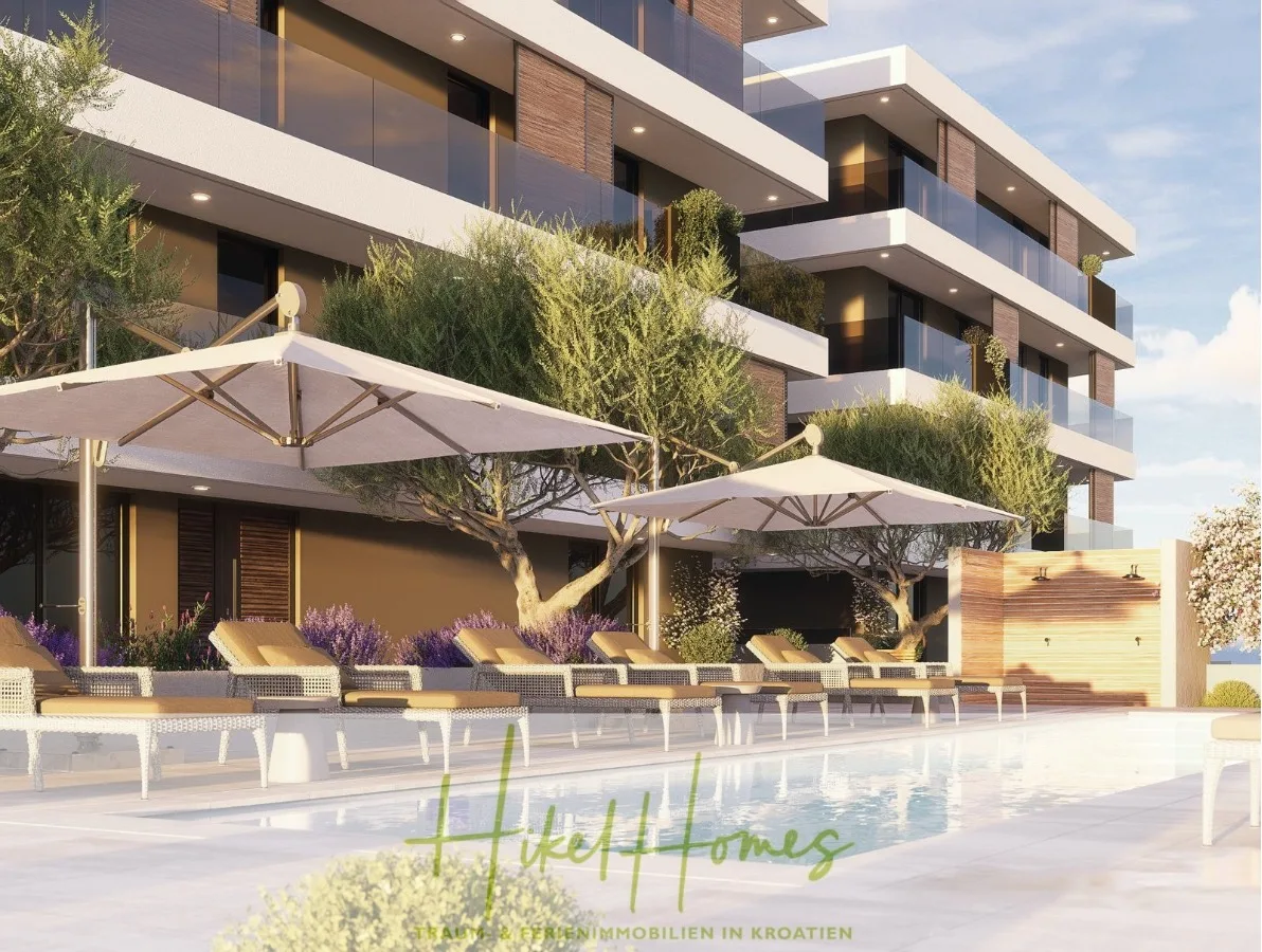 1. Reihe hochwertige Neubau-Meerblick Wohnung mit 2 SZ, Terrasse und Gemeinschaftspool (S1B) — Bild 5