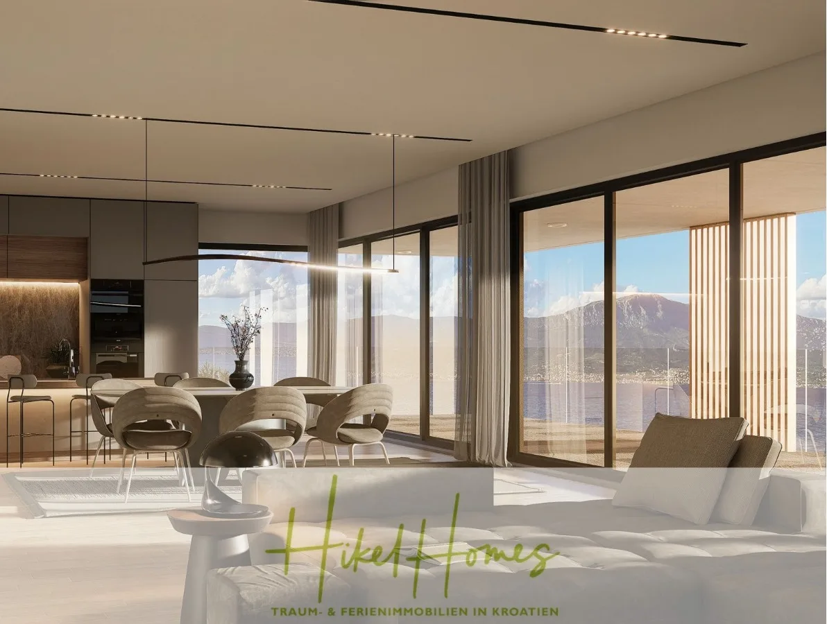 1. Reihe hochwertige Neubau-Meerblick Wohnung mit 1 SZ, Terrasse und Gemeinschaftspool (S2B) — Bild 1