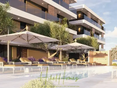 1. Reihe Luxus Neubau Penthouse - Meerblick mit 3 SZ, riesige Terrasse und Gemeinschaftspool (S6B) — Bild 8