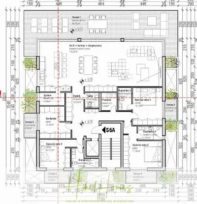 1. Reihe Luxus Neubau Penthouse - Meerblick mit 3 SZ, riesige Terrasse und Gemeinschaftspool (S6A) — Bild 10