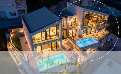 Direkt einziehen Meerblick Villa NATALIA mit Infinity Pool, 3 SZ, Sommerküche, ... — Bild 13