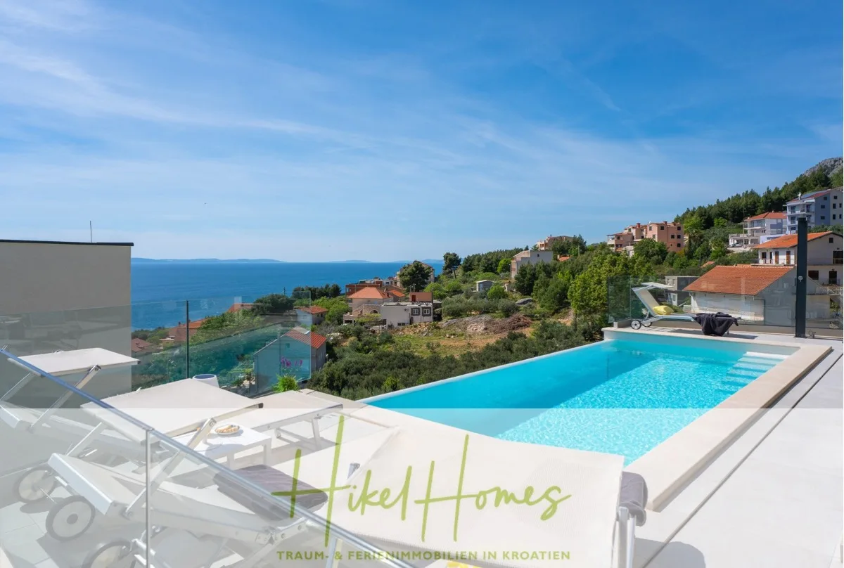 Sofort einziehen! Meerblick Villa CECILIE Infinity Pool, 3 SZ, Sommerküche, Videoraum mit PS5, .... — Bild 1