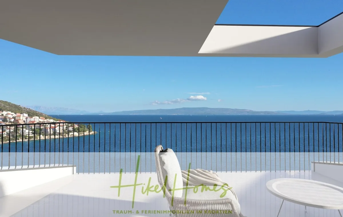 Meerblick Penthouse mit außergewöhnlicher Architektur 104m² mit 2 SZ, Terrasse und Südausrichtung — Bild 3