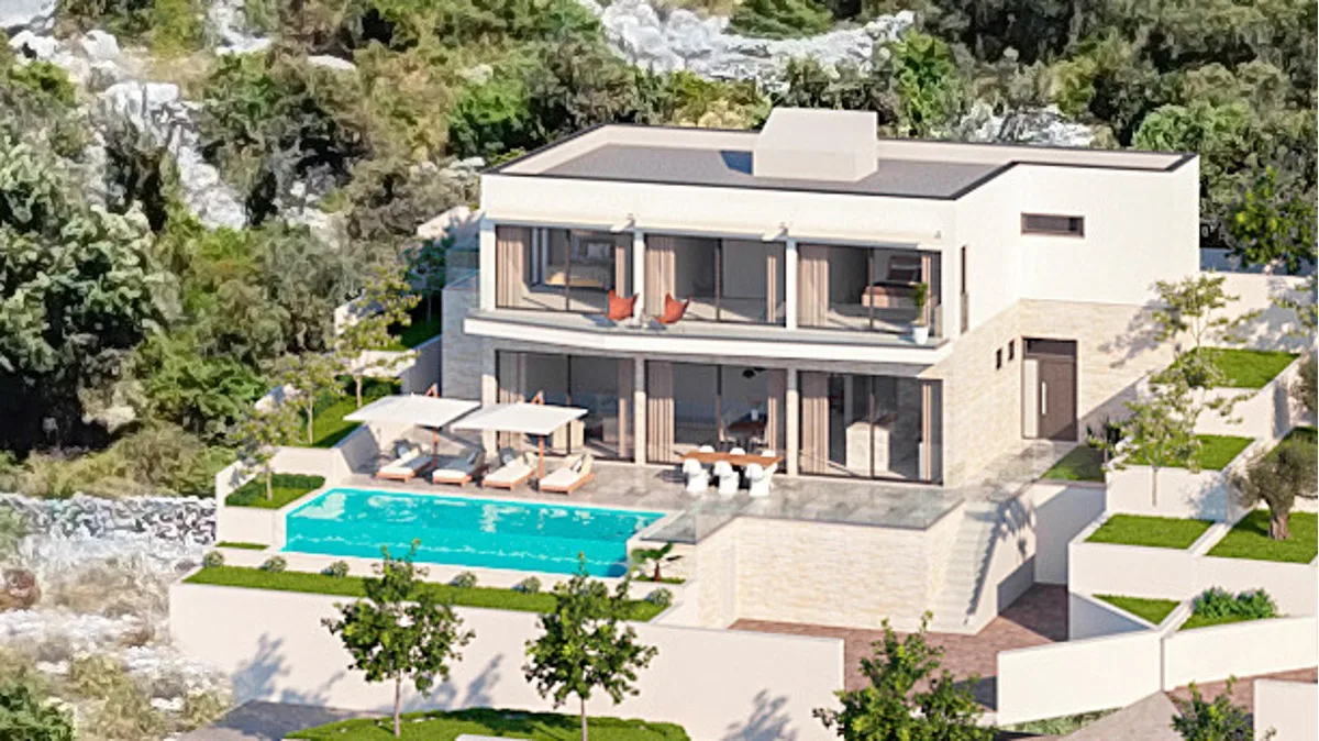 Villa Catherine - 246m² Meerblick Katzensprung zum Strand / Schlüsselfertig / Infinity-Pool. — Bild 1