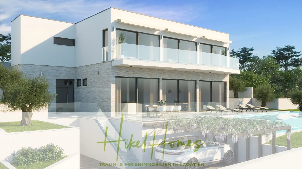 Villa Danjela - 246m² WFL in 2. Reihe zum Strand / 3 SZ / 246m² / Inifinity-Pool / Solar / ... — Bild 2