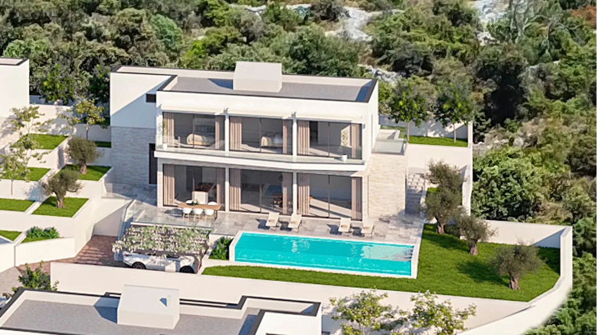 Villa Danjela - 246m² WFL in 2. Reihe zum Strand / 3 SZ / 246m² / Inifinity-Pool / Solar / ... — Bild 1