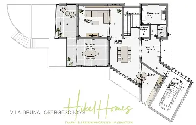 5 Sterne Villa Bruna - Meerblick auf 260m² WFL in 1. Reihe / 4 SZ / Neubau / Sofort bezugsfertig — Bild 25