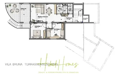 5 Sterne Villa Bruna - Meerblick auf 260m² WFL in 1. Reihe / 4 SZ / Neubau / Sofort bezugsfertig — Bild 26