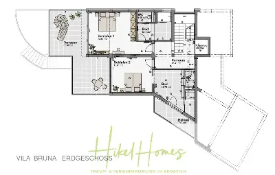 5 Sterne Villa Bruna - Meerblick auf 260m² WFL in 1. Reihe / 4 SZ / Neubau / Sofort bezugsfertig — Bild 24