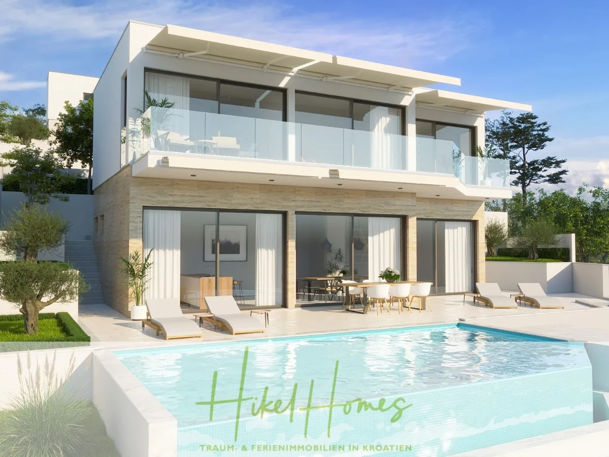 Luxus Villa Bettina - Blick auf Strand, Bucht und Meer / 3 Schlafzimmer / 3 Bäder — Bild 2
