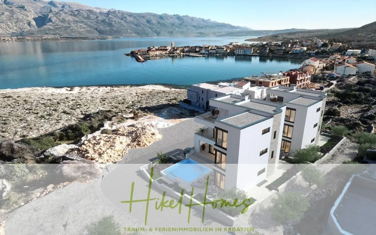 Luxus-Meerblick und Gebirgsblick-Villa in 2. Reihe zum Meer mit 4 SZ, Pool, Sauna, Fitness & Jacuzzi — Bild 5