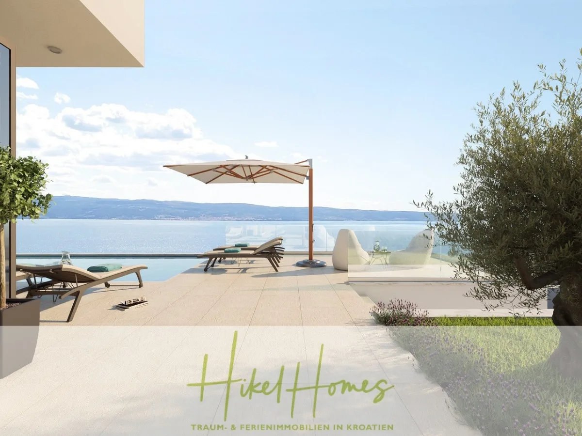 Imposante Meerblick Luxus Villa Isis - Tiefgarage, Aufzug, Wellness, Sauna, Pool, große Sommerküche — Bild 3