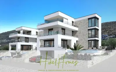 Nahe Zadar - Luxus-Villa in 2. Reihe zum Meer mit 4 SZ, Pool, Sauna, Fitness & Jacuzzi — Bild 8