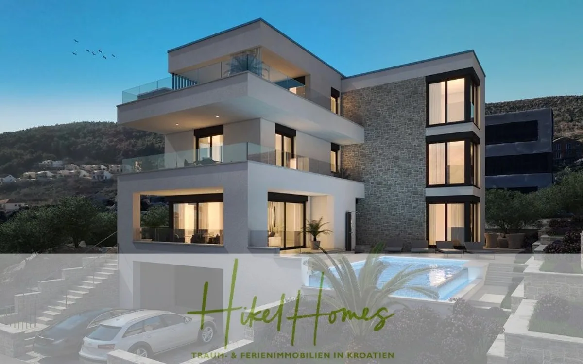 Nahe Zadar - Luxus-Villa in 2. Reihe zum Meer mit 4 SZ, Pool, Sauna, Fitness & Jacuzzi — Bild 5