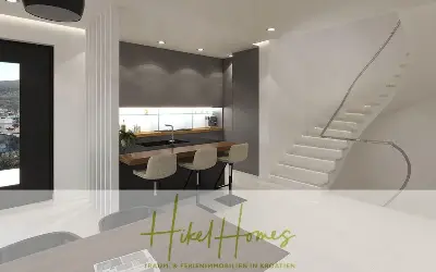Nahe Zadar - Luxus-Villa in 2. Reihe zum Meer mit 4 SZ, Pool, Sauna, Fitness & Jacuzzi — Bild 11
